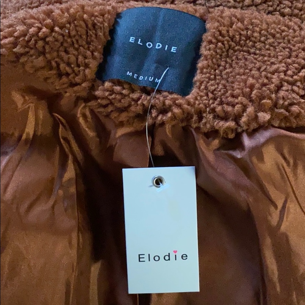 NWOT Elodie Faux Shearling Jacket - Picture 4 of 11